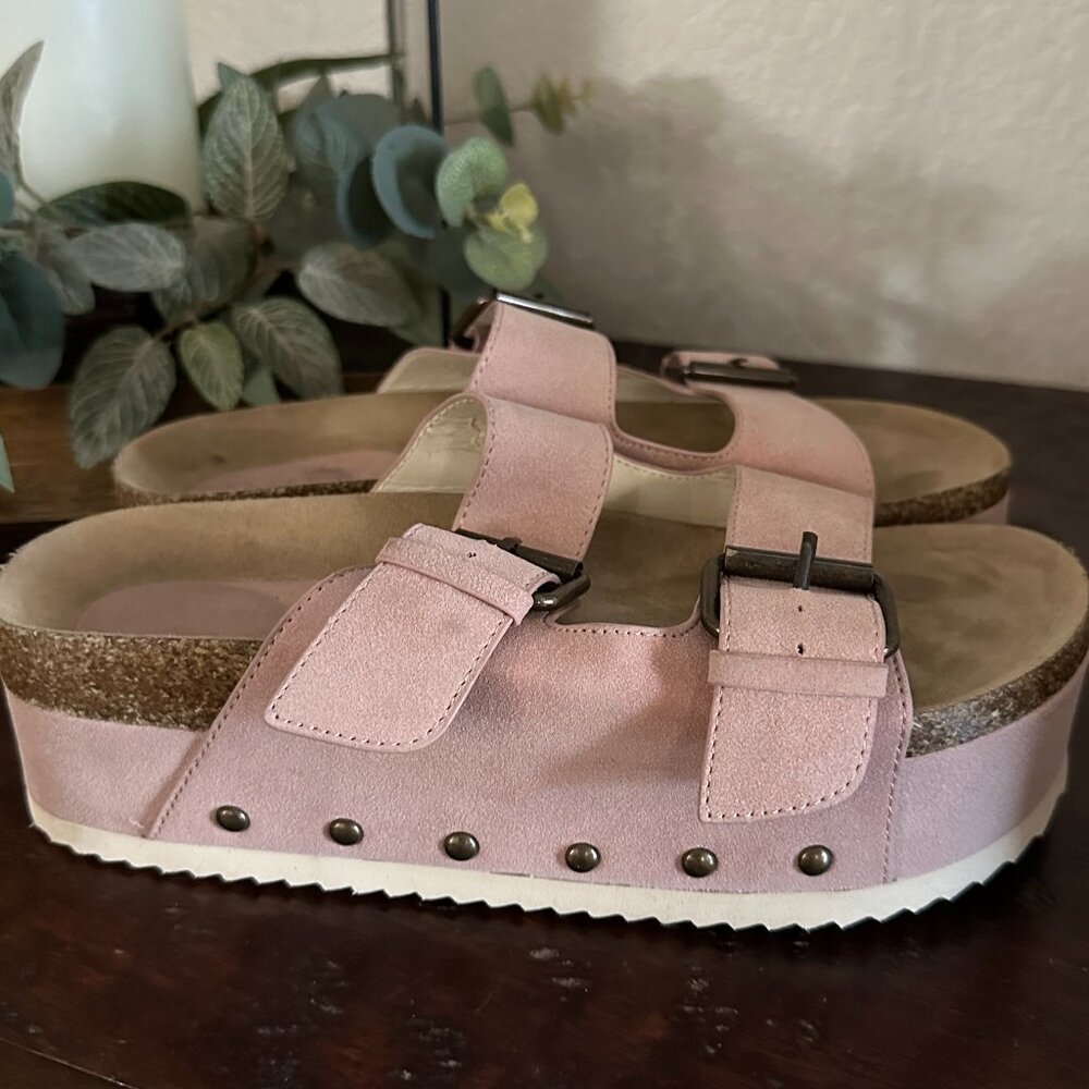 PINK Altard State Serenna Platform Sandals Sz 6.5